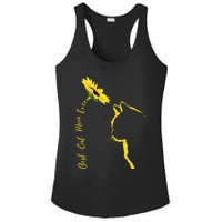 Best Cat Mom Ever Cat Mom Sunflower MotherS Day Cat Funny Gift Ladies PosiCharge Competitor Racerback Tank