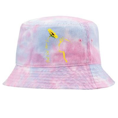 Best Cat Mom Ever Cat Mom Sunflower MotherS Day Cat Funny Gift Tie-Dyed Bucket Hat