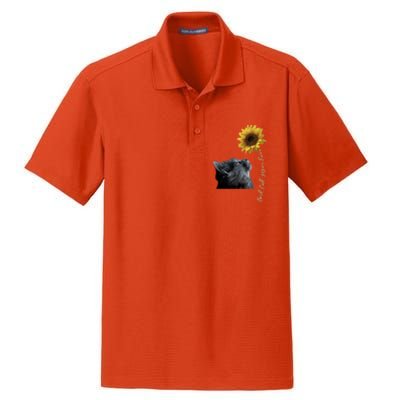 Best Cat Mom Ever Sunflower Gift Dry Zone Grid Polo