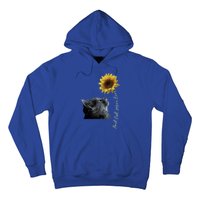 Best Cat Mom Ever Sunflower Gift Hoodie