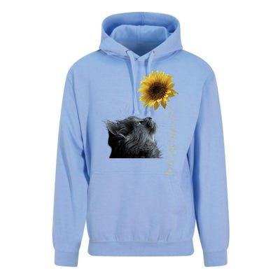 Best Cat Mom Ever Sunflower Gift Unisex Surf Hoodie