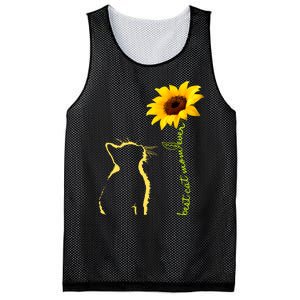 Best Cat Mom Ever Sunflower Mothers Day Gifts For Cat Lover Mesh Reversible Basketball Jersey Tank