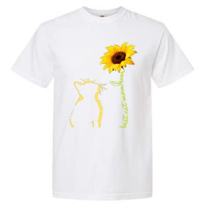 Best Cat Mom Ever Sunflower Mothers Day Gifts For Cat Lover Garment-Dyed Heavyweight T-Shirt