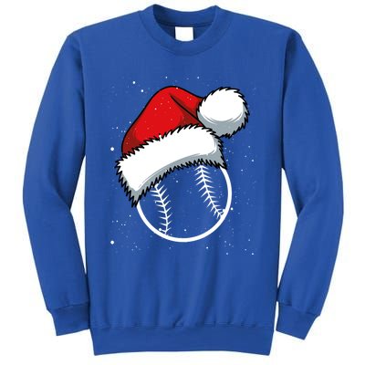 Baseball Christmas Merry Xmas Santa Claus Pitcher Catcher Gift Sweatshirt