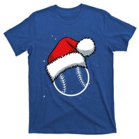 Baseball Christmas Merry Xmas Santa Claus Pitcher Catcher Gift T-Shirt