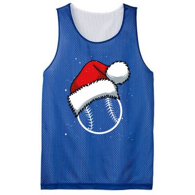 Baseball Christmas Merry Xmas Santa Claus Pitcher Catcher Gift Mesh Reversible Basketball Jersey Tank