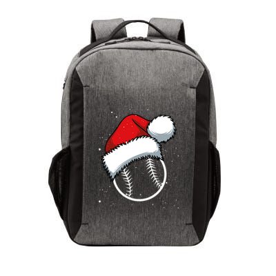 Baseball Christmas Merry Xmas Santa Claus Pitcher Catcher Gift Vector Backpack