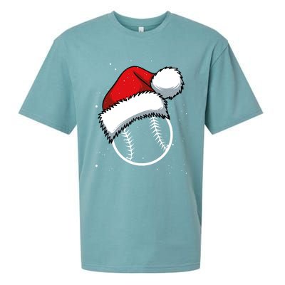 Baseball Christmas Merry Xmas Santa Claus Pitcher Catcher Gift Sueded Cloud Jersey T-Shirt