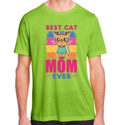 Best Cat Mom Evers Gift Adult ChromaSoft Performance T-Shirt