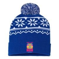 Best Cat Mom Evers Gift USA-Made Snowflake Beanie