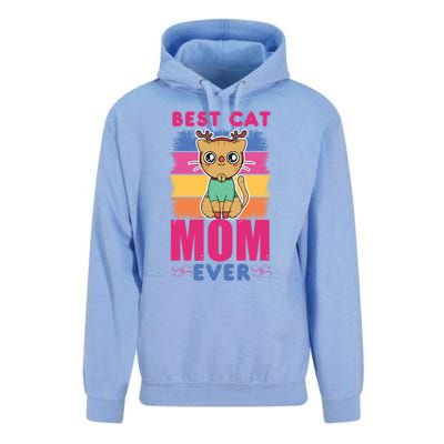 Best Cat Mom Evers Gift Unisex Surf Hoodie