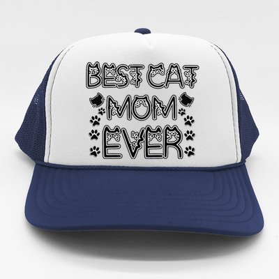 Best Cat Mom Ever Trucker Hat