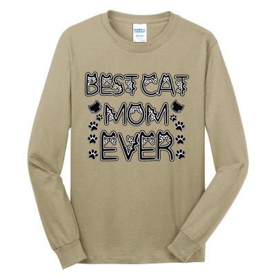 Best Cat Mom Ever Tall Long Sleeve T-Shirt