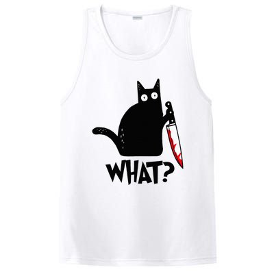 Black Cat Murderous Cat With Knife PosiCharge Competitor Tank