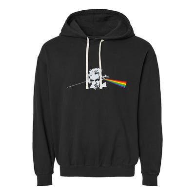 Beethoven Classical Music Composer Garment-Dyed Fleece Hoodie