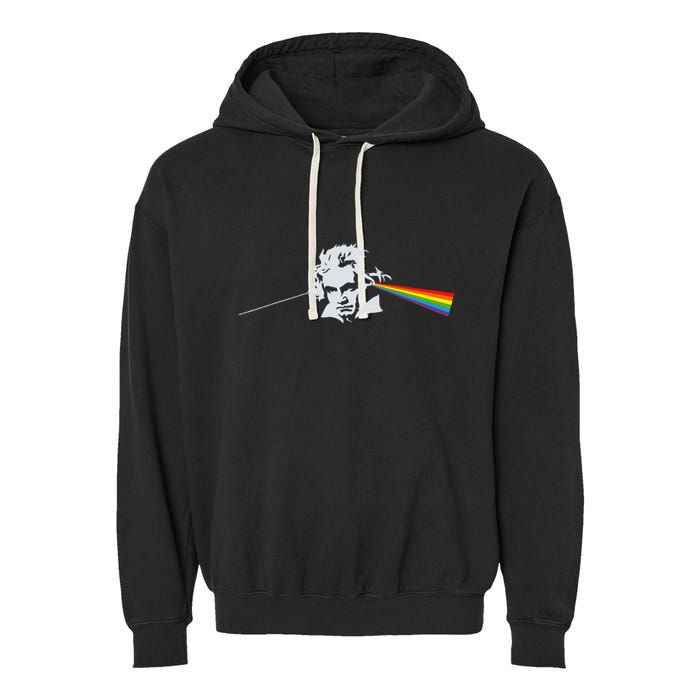 Beethoven Classical Music Composer Garment-Dyed Fleece Hoodie
