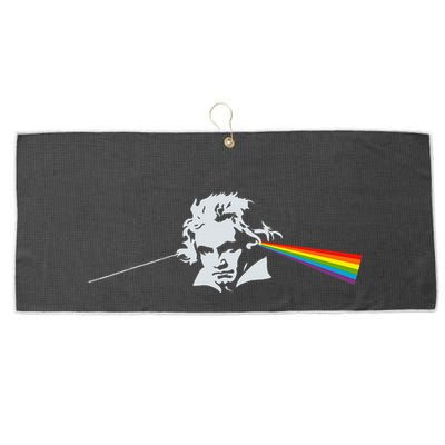 Beethoven Classical Music Composer Large Microfiber Waffle Golf Towel