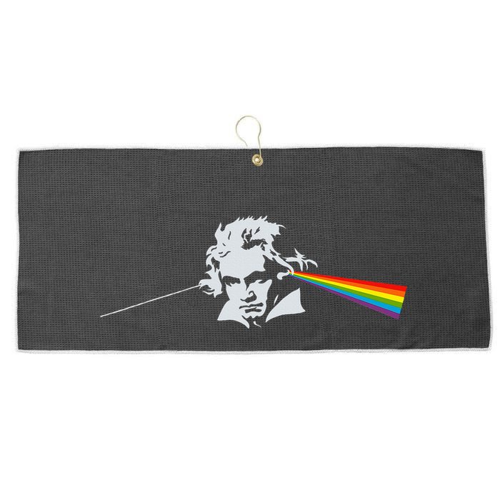 Beethoven Classical Music Composer Large Microfiber Waffle Golf Towel