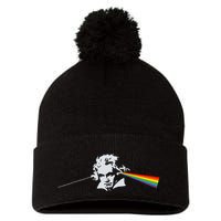 Beethoven Classical Music Composer Pom Pom 12in Knit Beanie