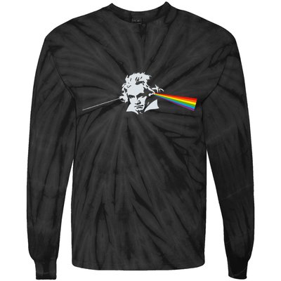 Beethoven Classical Music Composer Tie-Dye Long Sleeve Shirt