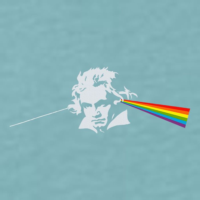 Beethoven Classical Music Composer Sueded Cloud Jersey T-Shirt