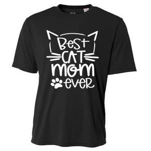 Best Cat Mom Ever Great Gift For Pet Lovers Cooling Performance Crew T-Shirt