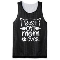 Best Cat Mom Ever Great Gift For Pet Lovers Mesh Reversible Basketball Jersey Tank