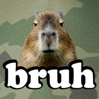 Bruh Capybara Meme Funny Bruh Saying Legacy Tie Dye Trucker Hat
