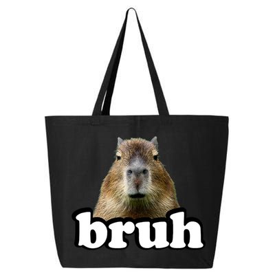Bruh Capybara Meme Funny Bruh Saying 25L Jumbo Tote