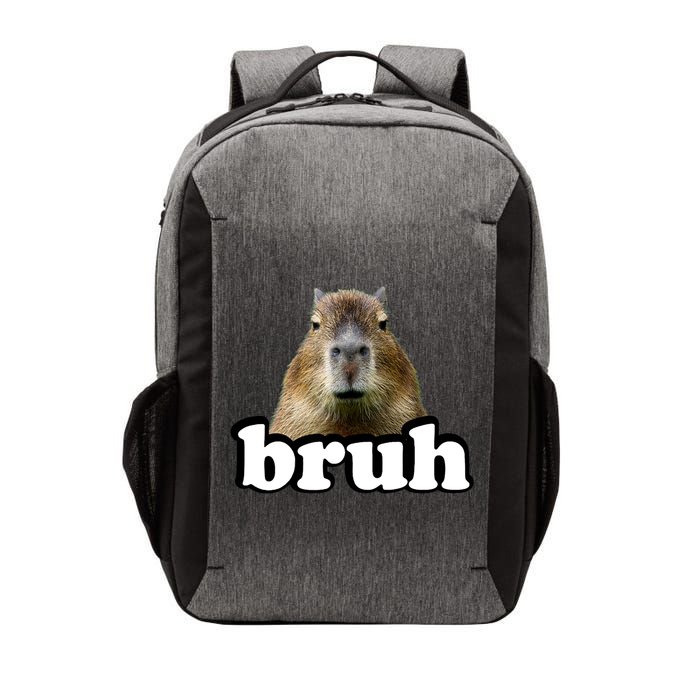 Bruh Capybara Meme Funny Bruh Saying Vector Backpack