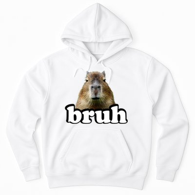 Bruh Capybara Meme Funny Bruh Saying Hoodie