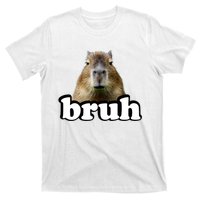 Bruh Capybara Meme Funny Bruh Saying T-Shirt