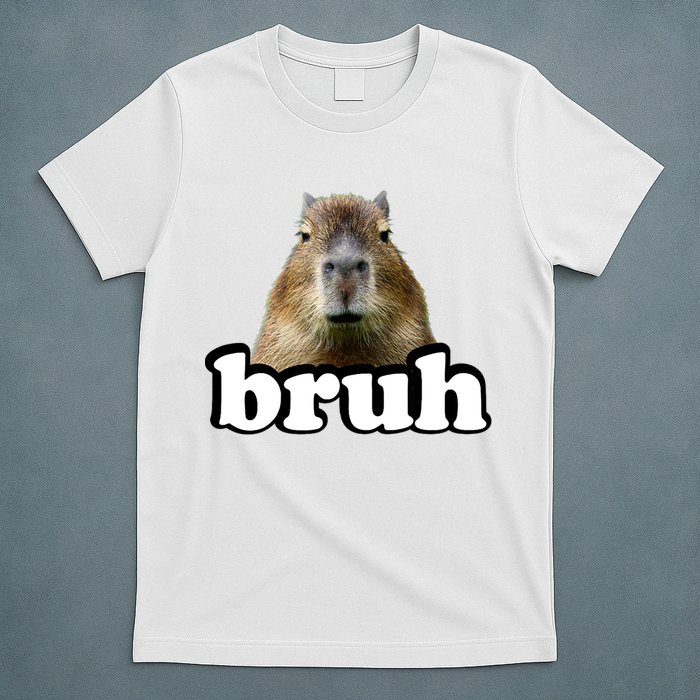 Bruh Capybara Meme Funny Bruh Saying T-Shirt