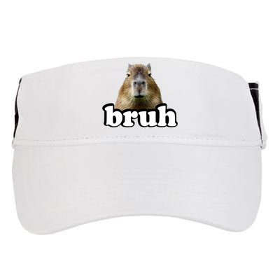 Bruh Capybara Meme Funny Bruh Saying Adult Drive Performance Visor