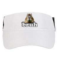 Bruh Capybara Meme Funny Bruh Saying Adult Drive Performance Visor
