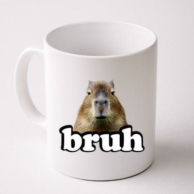Bruh Capybara Meme Funny Bruh Saying Mug
