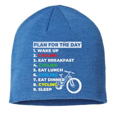 Bicycle Cyclists My Plan For The Day Mountain Biking Cycling Gift Sustainable Beanie