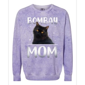 Bombay Cat Mom Mother's Day Colorblast Crewneck Sweatshirt