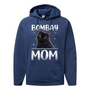 Bombay Cat Mom Mother's Day Performance Fleece Hoodie