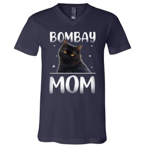 Bombay Cat Mom Mother's Day V-Neck T-Shirt