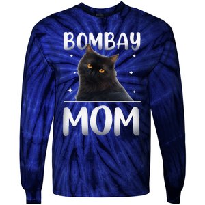 Bombay Cat Mom Mother's Day Tie-Dye Long Sleeve Shirt