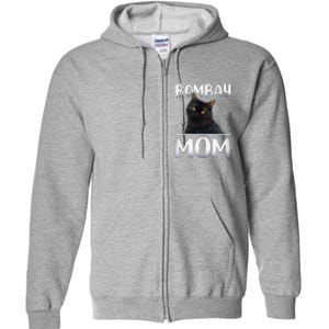 Bombay Cat Mom Mother's Day Full Zip Hoodie