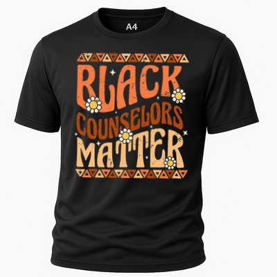 Black Counselors Matter Black History Month Retro Groovy Performance Shirt