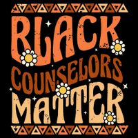 Black Counselors Matter Black History Month Retro Groovy Impact Tech Backpack