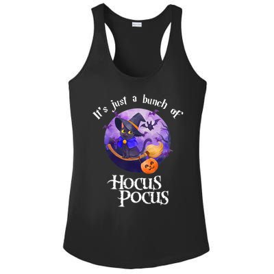 Black Cat Moon Funny Halloween Costume Bunch Of Hocus Pocus Ladies PosiCharge Competitor Racerback Tank