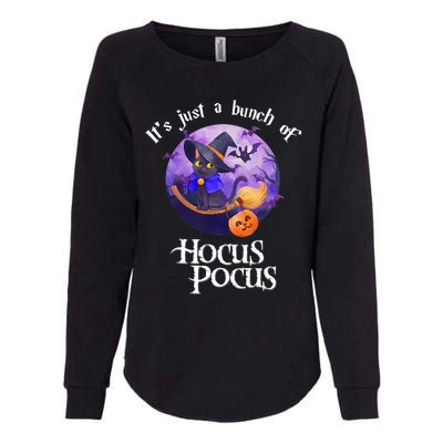 Black Cat Moon Funny Halloween Costume Bunch Of Hocus Pocus Womens California Wash Sweatshirt