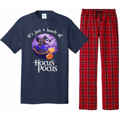 Black Cat Moon Funny Halloween Costume Bunch Of Hocus Pocus Pajama Set