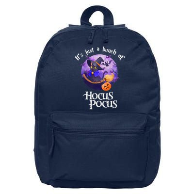 Black Cat Moon Funny Halloween Costume Bunch Of Hocus Pocus 16 in Basic Backpack