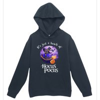 Black Cat Moon Funny Halloween Costume Bunch Of Hocus Pocus Urban Pullover Hoodie