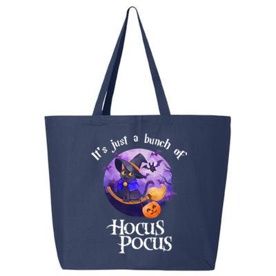 Black Cat Moon Funny Halloween Costume Bunch Of Hocus Pocus 25L Jumbo Tote